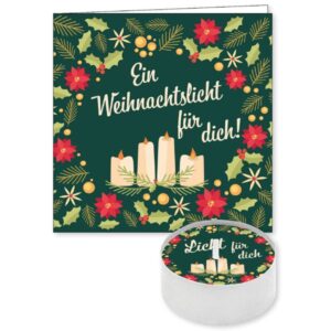 Lichtgruß: Ein Weihnachtslicht für dich!