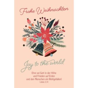 Postkarten: Frohe Weihnachten (4 Stück)