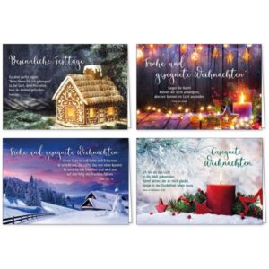 Weihnachts-Faltkarten-Serie (4 Stk.)