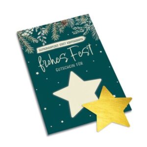 Gutscheinkarte: Frohes Fest