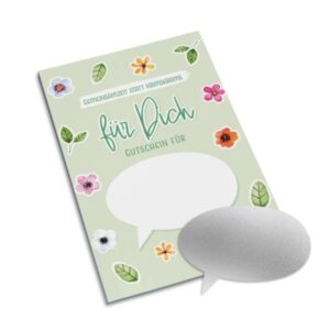 Gutscheinkarte: Für Dich - Blumen