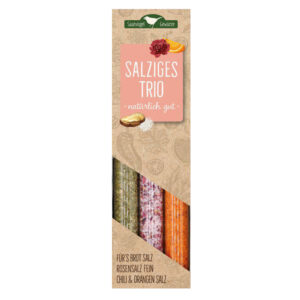Gewürze im Reagenzglas: Salziges Trio