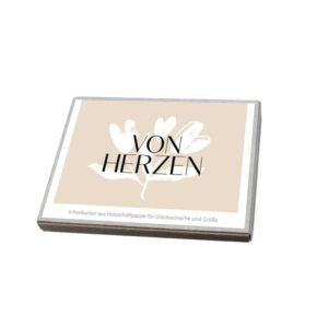 Postkartenbox: Von Herzen