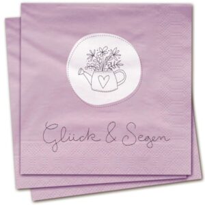 Servietten: Glück & Segen