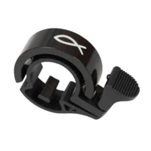 Fahrradklingel Fischsymbol (schwarz)