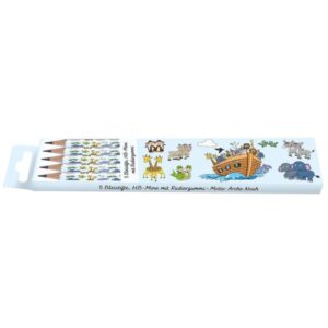 Bleistifte: Arche Noah (5er Pack)