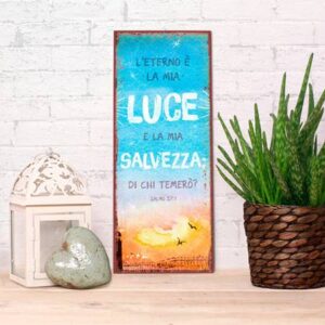 Quadro in metallo: Salmo 27:1