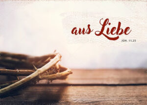 Postkarte: Aus Liebe