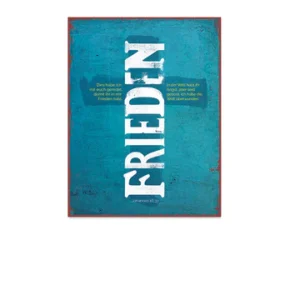 Metallschild: Frieden