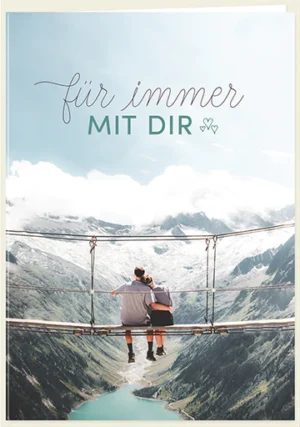 Doppelkarte: Für immer mit dir