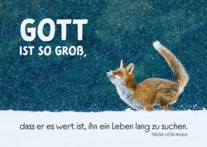Postkarte: Gott ist so groß