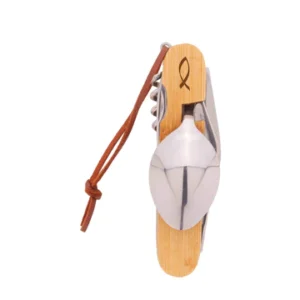 Multifunktionales Taschenmesser- und Klappbesteckset: Ichthys