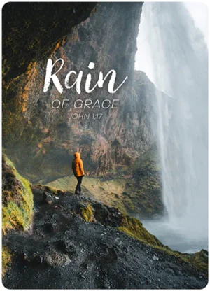 Postkarte Big Blessing: Rain of Grace (XL Format)
