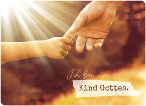 Postkarte Big Blessing: Ich bin ein Kind Gottes (XL Format)