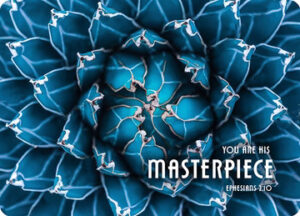 Postkarte Big Blessing: You are his masterpiece (XL Format)