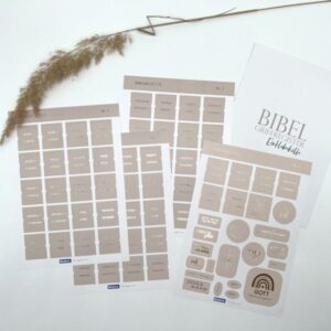 Bibel-Griffregister Cremerfarben mit Goldveredelung