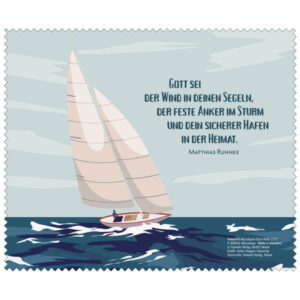 Microfasertuch: Gott sei der Wind in deinen Segeln