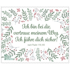 Microfasertuch: Ich bin bei dir, vertraue meinem Weg