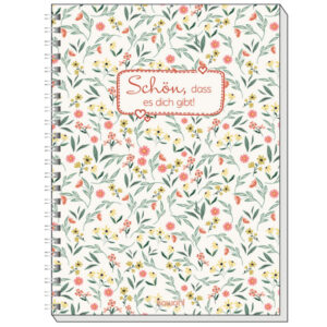 Memo-Block A5: Schön, dass es dich gibt!