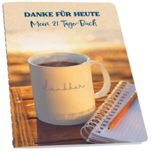 Notizbuch: Danke für heute