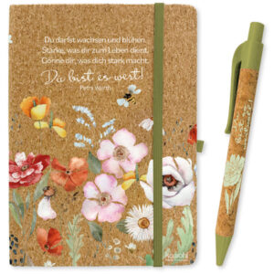 Notizbuch & Kugelschreiber: Du bist so wertvoll