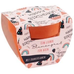 Blumengruß: Happy Birthday