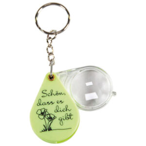 Lupen-Schlüsselanhänger: Schön, dass es dich gibt