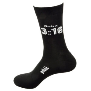Socken: geliebt - John 3:16 (Grösse 42-46)