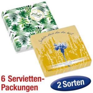 Paket: Servietten 20er-Pack (6 Ex.)