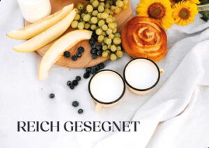 Postkarte: Reich gesegnet