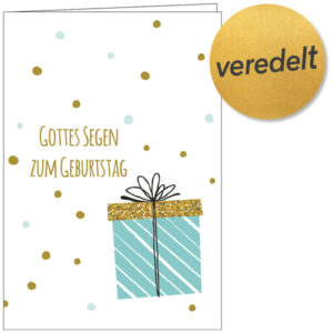 Faltkarte: Gottes Segen zum Geburtstag