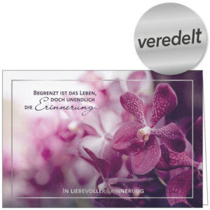 Faltkarte: In liebevoller Erinnerung