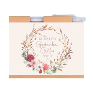 Haftnotizblock: Gedanke Gottes