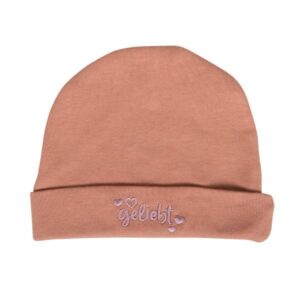 Mütze: geliebt (altrosa)