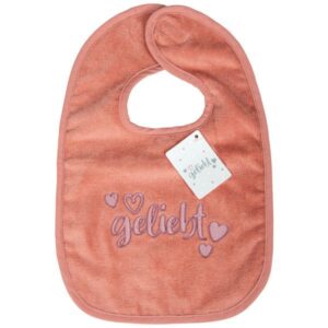 Lätzchen: geliebt (altrosa)