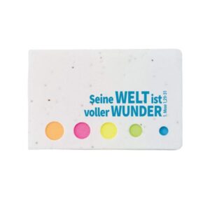 Haftnotizblock: Seine Welt ist voller Wunder