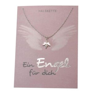 Halskette: Ein Engel für dich (silber)