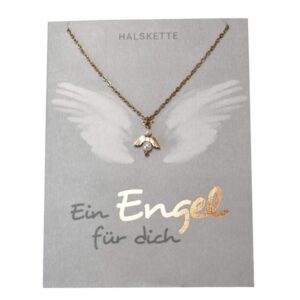 Halskette: Ein Engel für dich (rosevergoldet)