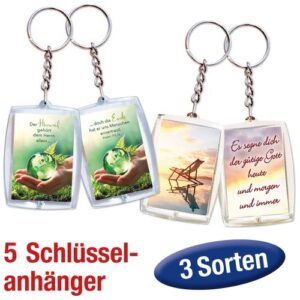 Paket: Schlüsselanhänger (5 Exemplare)