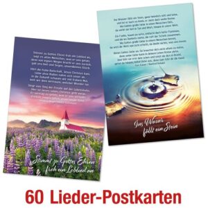 Paket: Lieder-Postkarten (60 Ex.)