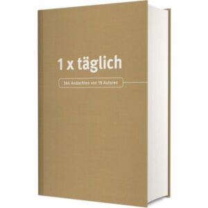 1x täglich