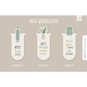 Magnetlesezeichen: Treue Wortbegleiter (3er-Set)