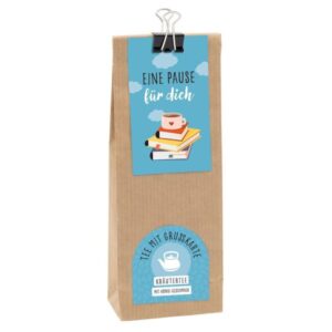 Tee mit Grußkarte: Eine Pause für dich