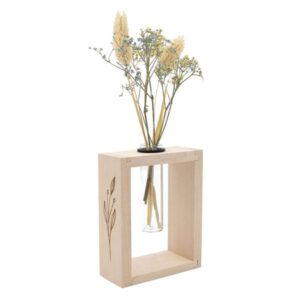 Holzvasenhalter Rechteck