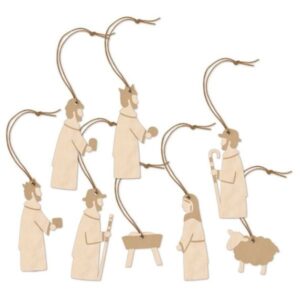 Baumanhänger-Set: Krippe