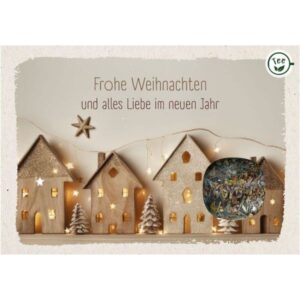Teekarte: Frohe Weihnachten