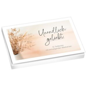 Textkarten: Unendlich geliebt