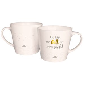 Tasse: Du bist ein Gott, der mich sieht