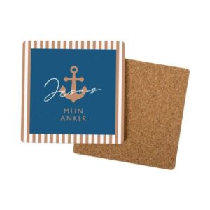 Untersetzer-Set: Jesus mein Anker