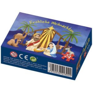 Mini-Puzzle: Weihnachtskrippe